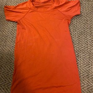 lululemon orange swiftly tech short sleeve